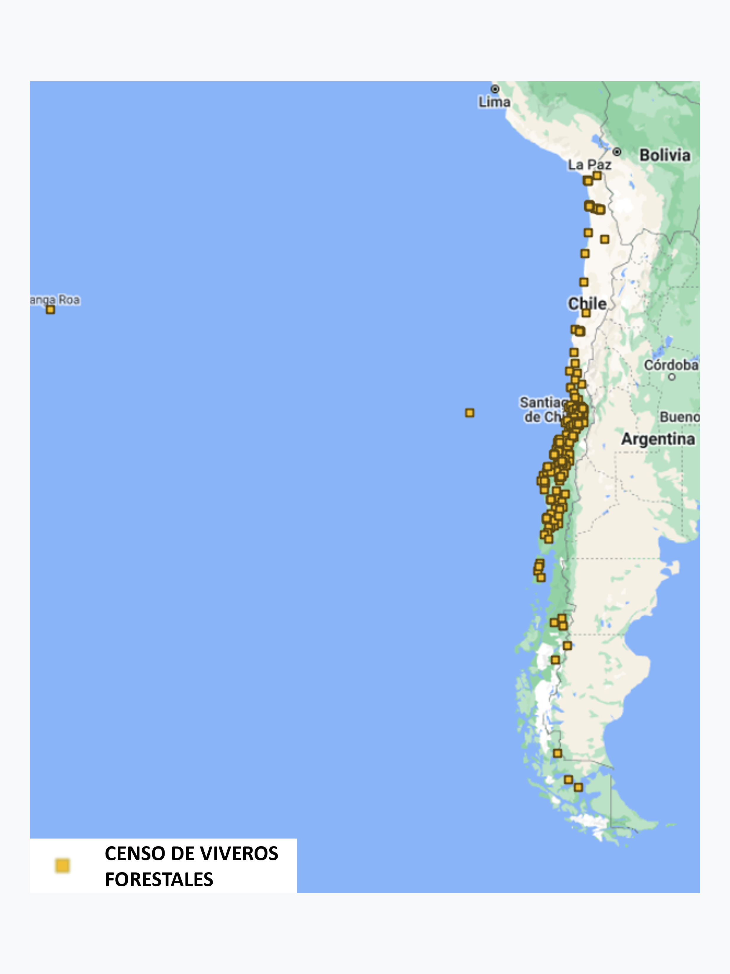Censo de Viveros Forestales Registrados Durante el Año 2022